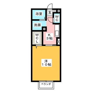 リブレットII【1階】の間取り