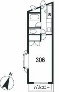 ユースフル伊勢原【3階】の間取り