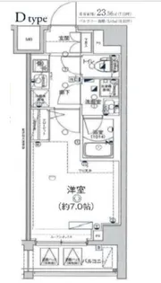 レア横濱天王町弐番館【1階】の間取り
