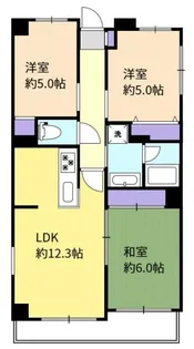 ライフピア草加松原【8階】の間取り