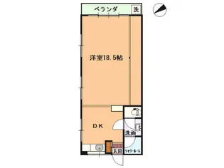 THE BALE 幸町【4階】の間取り