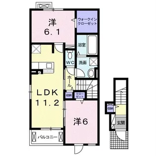 salienteIV【2階】の間取り