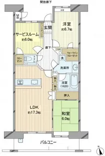 フローレンス吉島通りグランドアーク【9階】の間取り