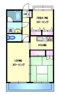 マンション サン【1階】の間取り