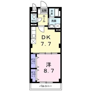 カーサミア十条【2階】の間取り