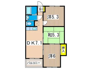 ミネハイツ【1階】の間取り