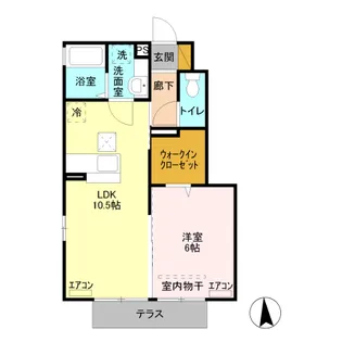 シルフィード A【1階】の間取り