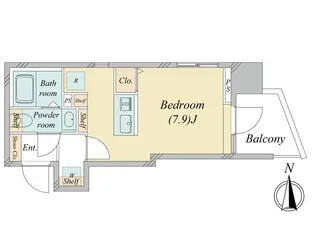 Grande First Kameari【6階】の間取り