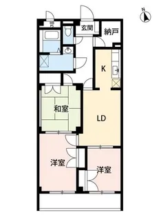 イーストコート町屋【2階】の間取り