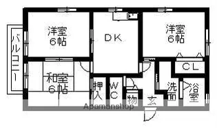 マウントベルB棟【1階】の間取り
