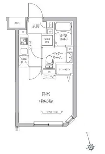 ベルシードステアー目黒武蔵小山【1階】の間取り