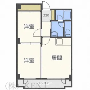 コージーホームズ65【4階】の間取り