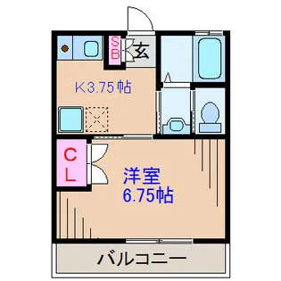 フローラ綱島【2階】の間取り