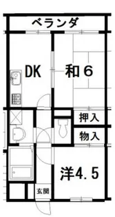 アルコート国立【3階】の間取り
