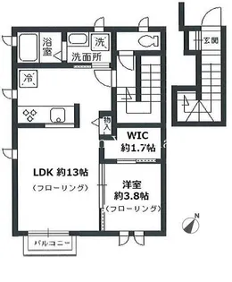 白金館【2階】の間取り