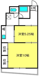 東観グランドマンション【2階】の間取り