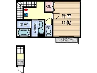ヴィヴァン【2階】の間取り