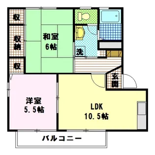 バリュージュ【1階】の間取り