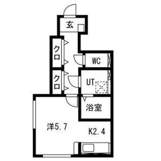 ルミエールIII【1階】の間取り