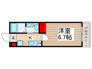ラウレア川越【2階】の間取り