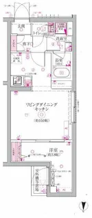 ベルシードステアー東日暮里II【3階】の間取り