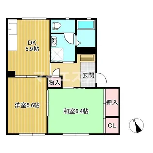 アルトリオ一番館【1階】の間取り