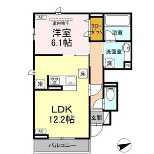 DORA【1階】の間取り