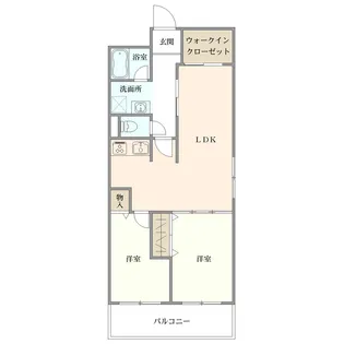 川口ハウス【13階】の間取り