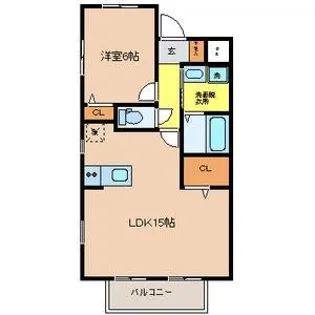 サティスコート【3階】の間取り