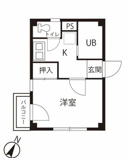 プライマ フェイス【2階】の間取り