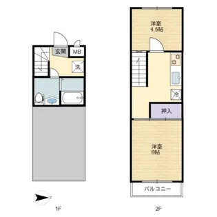 クローバー21【1階】の間取り
