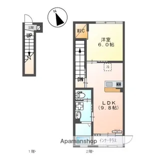 オアシスせと2【2階】の間取り