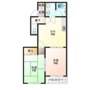 BLDさくら【6階】の間取り