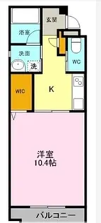シーステージ本通【4階】の間取り