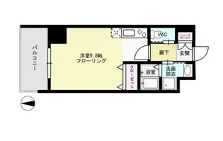 ジェイグランコート大濠公園【16階】の間取り