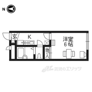 レオパレスALTA3【2階】の間取り