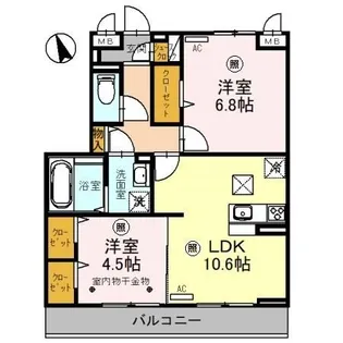 スカイパーク【1階】の間取り