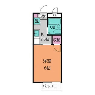 ハイツ神田【2階】の間取り