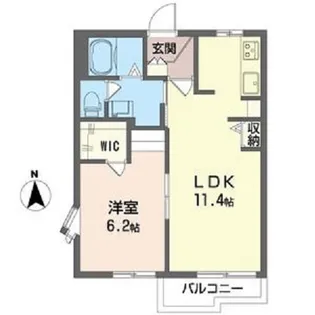 サンハイムC【2階】の間取り