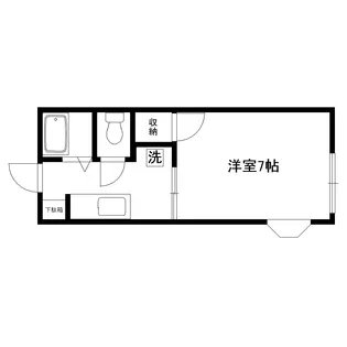 ガーデンハイツ北沢【2階】の間取り