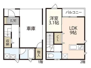 ルミエール大町駅前【1階】の間取り