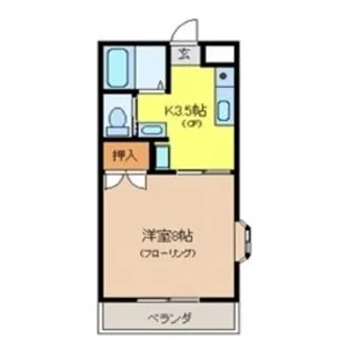 サンビレッジセキヤ【1階】の間取り