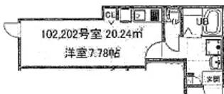 アグレット東武練馬【1階】の間取り