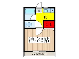 ケーブLdea【2階】の間取り