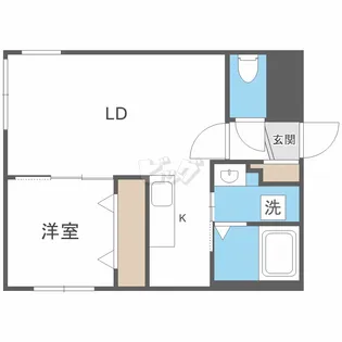 AREA西岡51【4階】の間取り