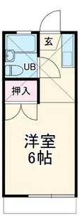 メゾンローゼC【1階】の間取り