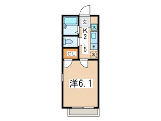 ラングモ-ア【3階】の間取り