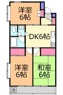 ベルシャンブル弐番館【3階】の間取り