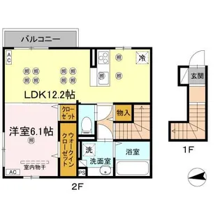 M-ONE丸の内【2階】の間取り