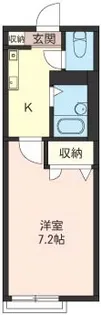 ヴァンティアン市川【2階】の間取り
